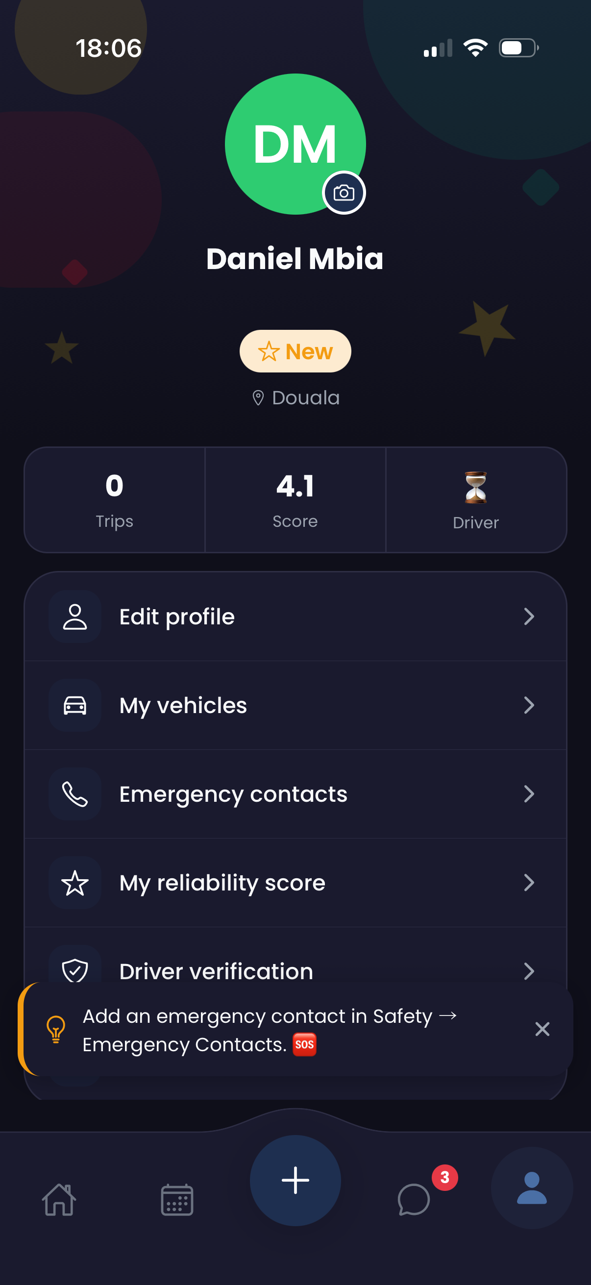 Mon profil